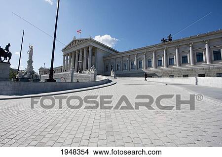 Picture - Parliament building, Vienna (Wien), Austria. Fotosearch