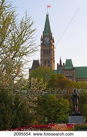 Picture - Parliament Buildings Of Canada; Ottawa Ontario Canada. Fotosearch