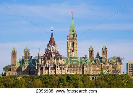 Parliament Buildings; Ottawa Ontario Canada View Large Photo Image Stock Photo - Parliament Buildings; Ottawa Ontario Canada. Fotosearch