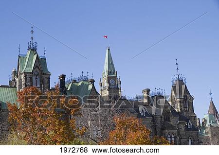 Stock Photo - Parliament Hill In Ottawa, Ontario, Canada. Fotosearch