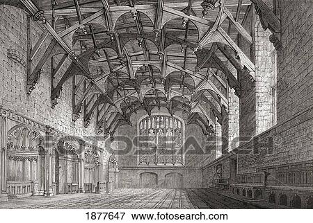 Stock Photo - Parliament House, Edinburgh, Scotland, Built 1632-1639. From The Book Short History Of The English People By J. R. Green Published London 1893.. Fotosearch