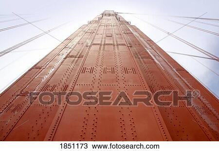 Stock Image - Part Of The Golden Gate Bridge. Fotosearch