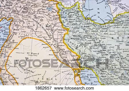 Partial Map Of Turkey Kurdistan Iraq Persia Middle East In 1890S From The Citizen's Atlas Of The World Published London Circa 1899 View Large Photo Image Stock Photo - Partial Map Of Turkey Kurdistan Iraq Persia Middle East In 1890S From The Citizen's Atlas Of The World Published London Circa 1899. Fotosearch