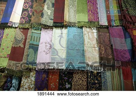 Pashminas In Kapali Carsi On Bazaar District View Large Photo Image Picture - Pashminas In Kapali Carsi On Bazaar District. Fotosearch