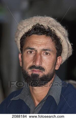Picture - Pashtun Man, Talechi, Northern Areas, Pakistan. Fotosearch