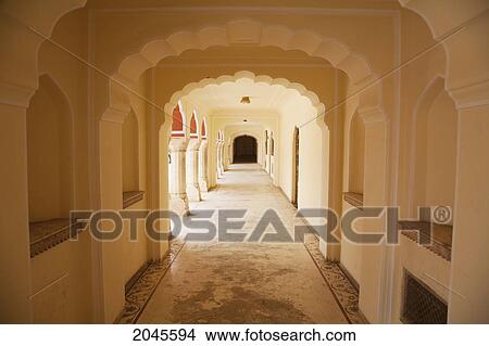 Passageway At The City Palace, Jaipur, Rajasthan, India View Large Photo Image Picture - Passageway At The City Palace, Jaipur, Rajasthan, India. Fotosearch