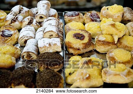 Picture - Pastries On Sale At Mercado De San Telmo, San Telmo, Buenos Aires, Argentina. Fotosearch