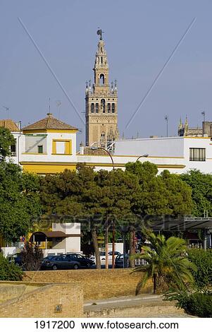 Stock Image - Patio De Las Banderas, Cathedral. Fotosearch