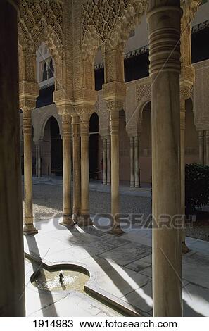 Stock Image - Patio De Los Leones. Fotosearch