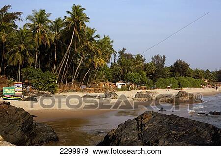 Patnum beach scene, Goa, India. View Large Photo Image Stock Photo - Patnum beach scene, Goa, India.. Fotosearch