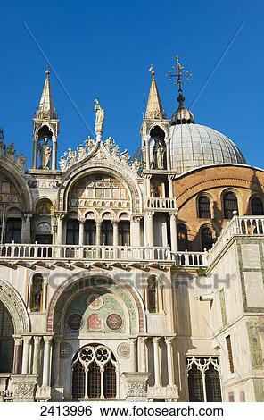 Patriarchal cathedral basilica of saint mark; Venice, Veneto, Italy View Large Photo Image Stock Photograph - Patriarchal cathedral basilica of saint mark; Venice, Veneto, Italy. Fotosearch