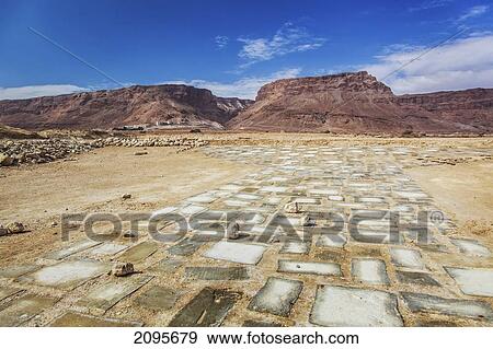 Paving Stones Make A Walkway At The Ancient Fortification; Masada Southern District Israel View Large Photo Image Stock Photo - Paving Stones Make A Walkway At The Ancient Fortification; Masada Southern District Israel. Fotosearch