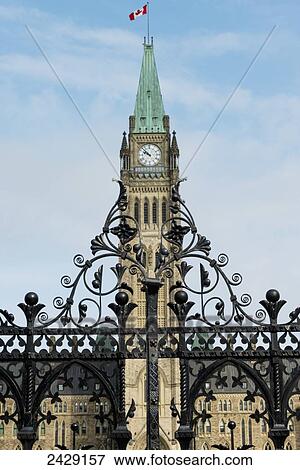 Peace Tower on Parliament Hill; Ottawa, Ontario, Canada View Large Photo Image Stock Photo - Peace Tower on Parliament Hill; Ottawa, Ontario, Canada. Fotosearch