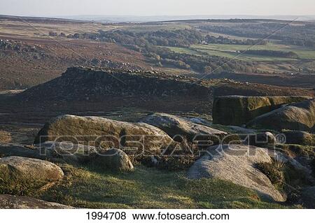 Stock Photo - Peak District National Park; Derbyshire England. Fotosearch