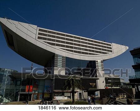 Peak Tower Shopping Complex; Hong Kong, China View Large Photo Image Stock Photograph - Peak Tower Shopping Complex; Hong Kong, China. Fotosearch
