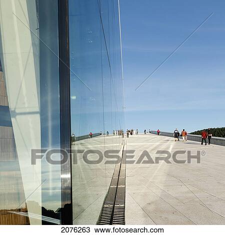 Pedestrians On A Walkway Outside Oslo Opera House; Oslo Norway View Large Photo Image Stock Image - Pedestrians On A Walkway Outside Oslo Opera House; Oslo Norway. Fotosearch