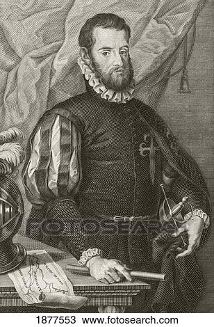 Pedro Menendez De Aviles 1519 To 1574. Spanish Admiral, Founder Of St Augustine, Florida, And First Governor Of Florida. After A Work By Francisco De Paula Mart View Large Photo Image Stock Image - Pedro Menendez De Aviles 1519 To 1574. Spanish Admiral, Founder Of St Augustine, Florida, And First Governor Of Florida. After A Work By Francisco De Paula Mart. Fotosearch