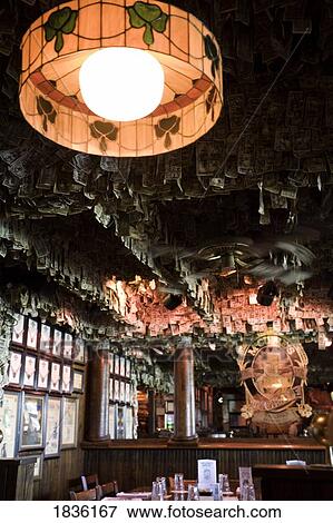 Pensacola, Florida, Usa; Antique Lamp In Restaurant View Large Photo Image Stock Photo - Pensacola, Florida, Usa; Antique Lamp In Restaurant. Fotosearch
