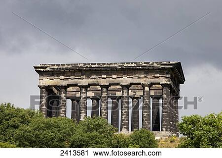 Stock Image - Penshaw monument; Sunderland, Tyne and Wear, England. Fotosearch