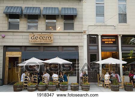 People At Outdoors Tables At Cantina De Cero Restaurant On Randolph Street, Chicago, Illinois, Usa View Large Photo Image Stock Photo - People At Outdoors Tables At Cantina De Cero Restaurant On Randolph Street, Chicago, Illinois, Usa. Fotosearch
