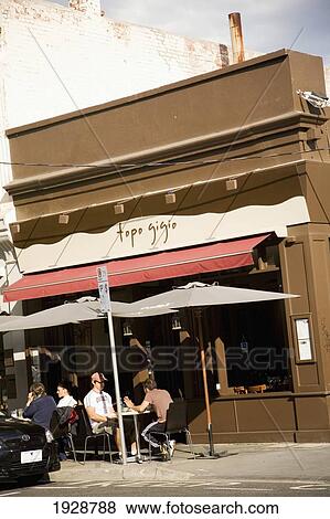 People At Sidewalk Cafe In Toorak, Melbourne, Australia View Large Photo Image Stock Photo - People At Sidewalk Cafe In Toorak, Melbourne, Australia. Fotosearch