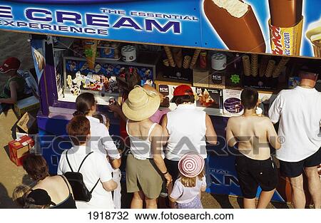 People Buying Ice Creams In Skegness View Large Photo Image Stock Image - People Buying Ice Creams In Skegness. Fotosearch