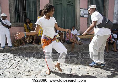 Stock Image - People Dancing To Bahian Music. Fotosearch