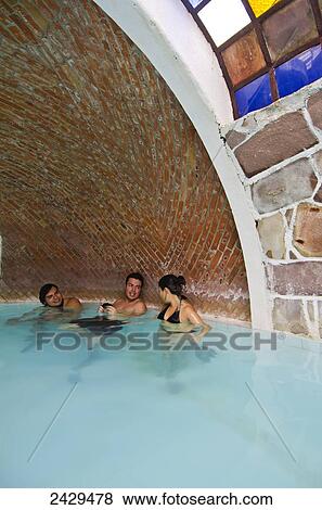 People enjoying a hot springs pool; San miguel de allende, Guanajuato, Mexico View Large Photo Image Stock Photo - People enjoying a hot springs pool; San miguel de allende, Guanajuato, Mexico. Fotosearch