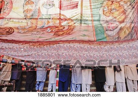 Stock Image - People In Circus Tent. Fotosearch
