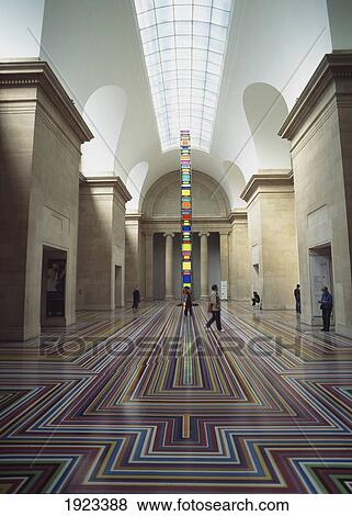 Stock Photo - People Inside The Tate Britain Museum. Fotosearch