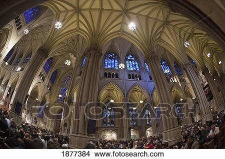 People Meeting In The Cathedral Church Of Saint John The Divine; Manhattan, New York City, New York, Usa View Large Photo Image Picture - People Meeting In The Cathedral Church Of Saint John The Divine; Manhattan, New York City, New York, Usa. Fotosearch