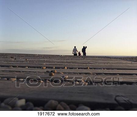 People On Beach Boardwalk View Large Photo Image Stock Image - People On Beach Boardwalk. Fotosearch