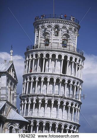 People On Top Of Leaning Tower Of Pisa; Pisa, Tuscany, Italy View Large Photo Image Stock Image - People On Top Of Leaning Tower Of Pisa; Pisa, Tuscany, Italy. Fotosearch