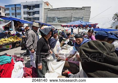People Shopping For Clothes At The Saturday Crafts Market, Otavalo, Imbabura, Ecuador View Large Photo Image Stock Image - People Shopping For Clothes At The Saturday Crafts Market, Otavalo, Imbabura, Ecuador. Fotosearch