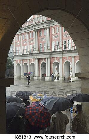 People Taking Cover From Rain In Neuer Market Square View Large Photo Image Stock Image - People Taking Cover From Rain In Neuer Market Square. Fotosearch
