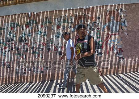 People Walking Against Mural At Indian Pueblo Cultural Center, Albuquerque, New Mexico, Usa View Large Photo Image Stock Photo - People Walking Against Mural At Indian Pueblo Cultural Center, Albuquerque, New Mexico, Usa. Fotosearch