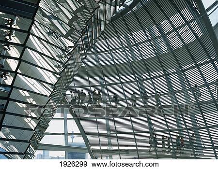 People Walking Inside Reichstag Dome View Large Photo Image Stock Photo - People Walking Inside Reichstag Dome. Fotosearch
