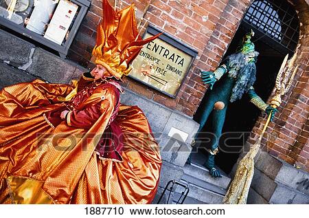 People Wearing Carnival Costumes At Venice Carnival View Large Photo Image Stock Image - People Wearing Carnival Costumes At Venice Carnival. Fotosearch