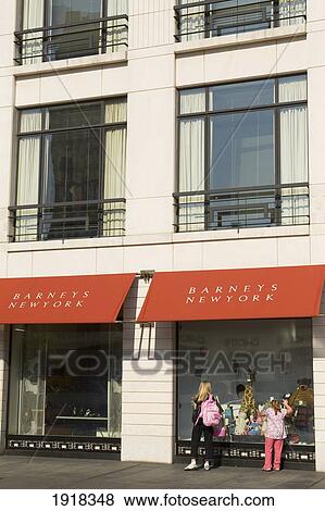 Stock Photo - People Windowshopping Along Gold Coast Shopping District, Chicago, Illinois, Usa. Fotosearch