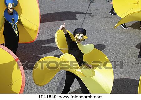 Performers In The Saint Patrick's Day Parade; Dublin Ireland View Large Photo Image Stock Photo - Performers In The Saint Patrick's Day Parade; Dublin Ireland. Fotosearch