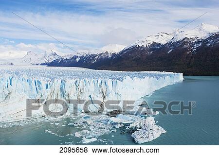 Perito Moreno Glacier In Autumn; Patagonia Argentina View Large Photo Image Stock Photo - Perito Moreno Glacier In Autumn; Patagonia Argentina. Fotosearch