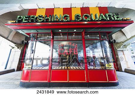 Stock Photo - Pershing Square Central Caf. Fotosearch