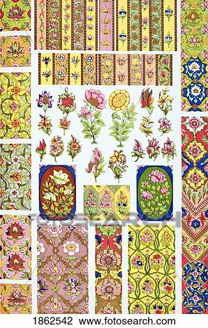 Persian No 4 Bis Plate Xlvii Bis From The Grammar Of Ornament By Owen Jones Published By Day & Son London 1865 View Large Photo Image Stock Image - Persian No 4 Bis Plate Xlvii Bis From The Grammar Of Ornament By Owen Jones Published By Day & Son London 1865. Fotosearch