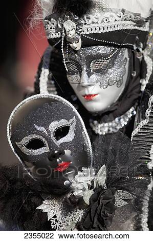 Person in Venetian costume during Venice Carnival; Venice, Italy View Large Photo Image Stock Image - Person in Venetian costume during Venice Carnival; Venice, Italy. Fotosearch