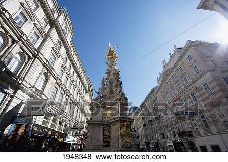 Stock Photo - Pestsaeule (Plague Column), Vienna (Wien), Austria. Fotosearch