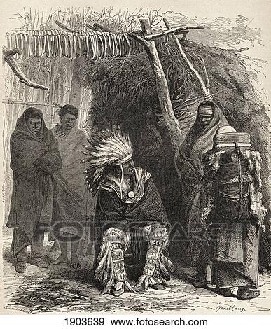 Peter La Cherre, Or Peta-La-Sha-Ro, 1797 To 1874. Celebrated Pawnee Indian Chief And Warrior. From El Mundo En La Mano Published 1878. View Large Photo Image Stock Photo - Peter La Cherre, Or Peta-La-Sha-Ro, 1797 To 1874. Celebrated Pawnee Indian Chief And Warrior. From El Mundo En La Mano Published 1878.. Fotosearch