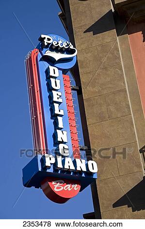 Pete's Dualing Pianos, Town Square Shopping Center; Las Vegas, Nevada, United States Of America View Large Photo Image Stock Photo - Pete's Dualing Pianos, Town Square Shopping Center; Las Vegas, Nevada, United States Of America. Fotosearch