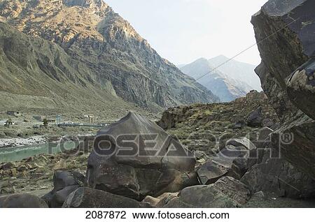 Petroglyphs On Boulders, Shatial Near Chilas, Northern Areas, Pakistan View Large Photo Image Stock Image - Petroglyphs On Boulders, Shatial Near Chilas, Northern Areas, Pakistan. Fotosearch
