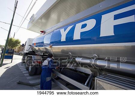 Petrol truck at a YPF gas station, Gaiman, Chubut, Argentina View Large Photo Image Stock Photography - Petrol truck at a YPF gas station, Gaiman, Chubut, Argentina. Fotosearch