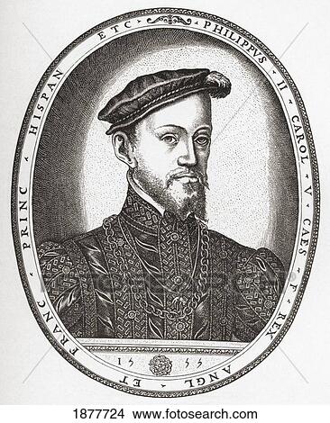 Philip Ii, 1527 To 1598. King Of Spain, Portugal, Naples, Sicily And, While Married To Mary I, King Of England And Ireland. From The Book Short History Of The English People By J. R. Green, Published London 1893. View Large Photo Image Picture - Philip Ii, 1527 To 1598. King Of Spain, Portugal, Naples, Sicily And, While Married To Mary I, King Of England And Ireland. From The Book Short History Of The English People By J. R. Green, Published London 1893.. Fotosearch